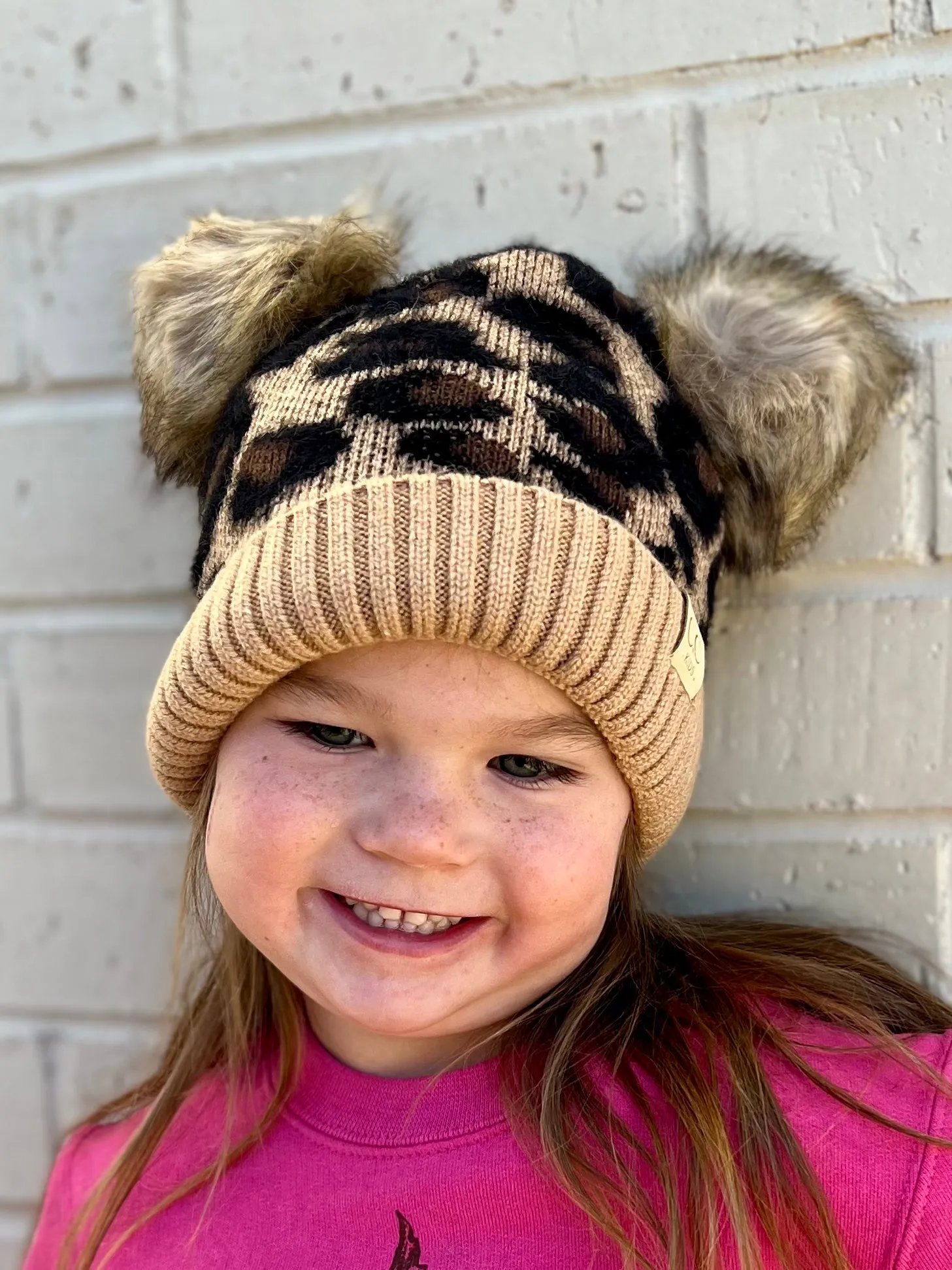 Sassy Double Pom-Pom Beanie - Kid's/Baby*