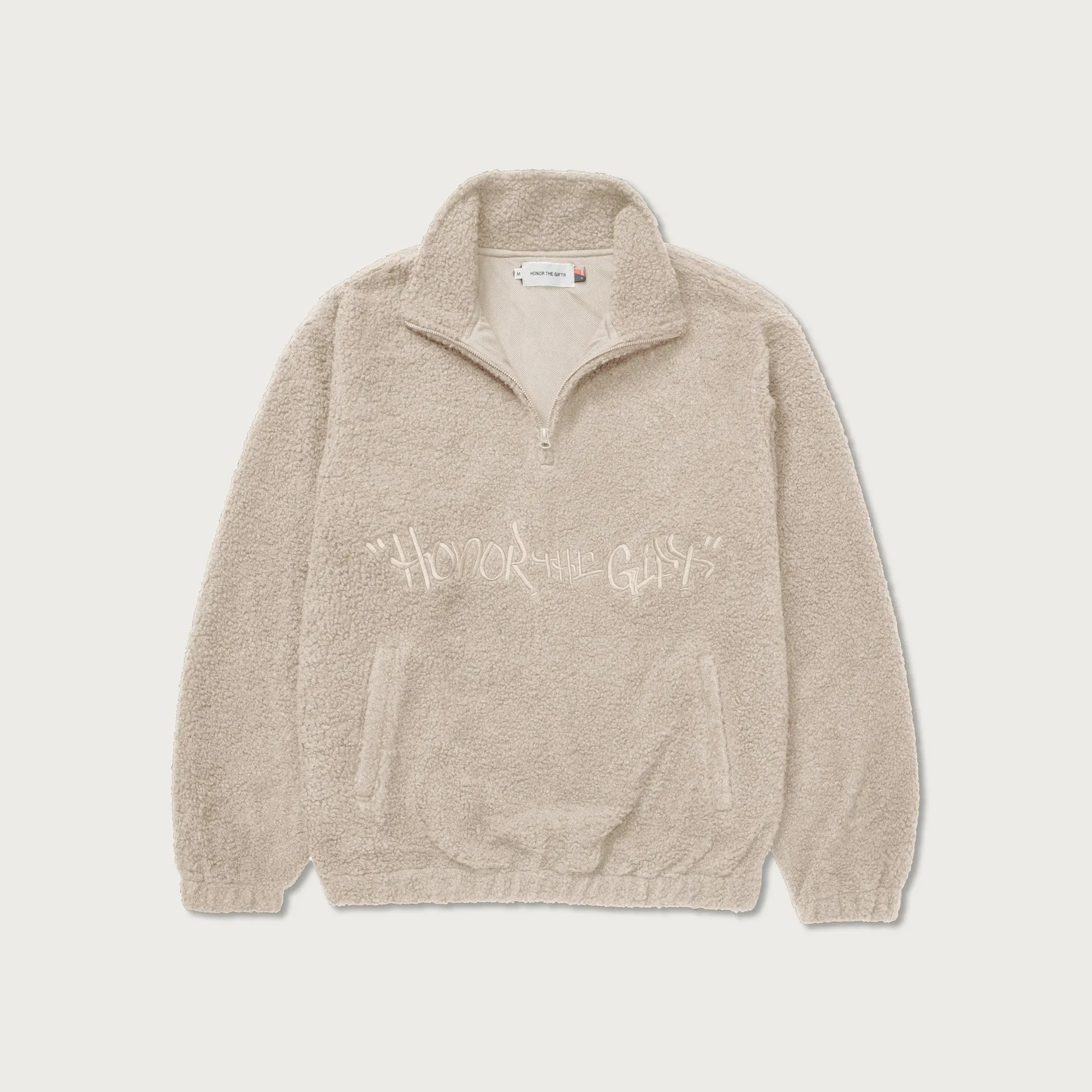 Script Sherpa Pullover - Bone