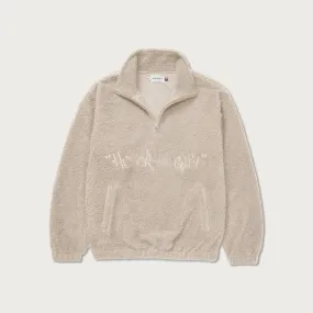 Script Sherpa Pullover - Bone