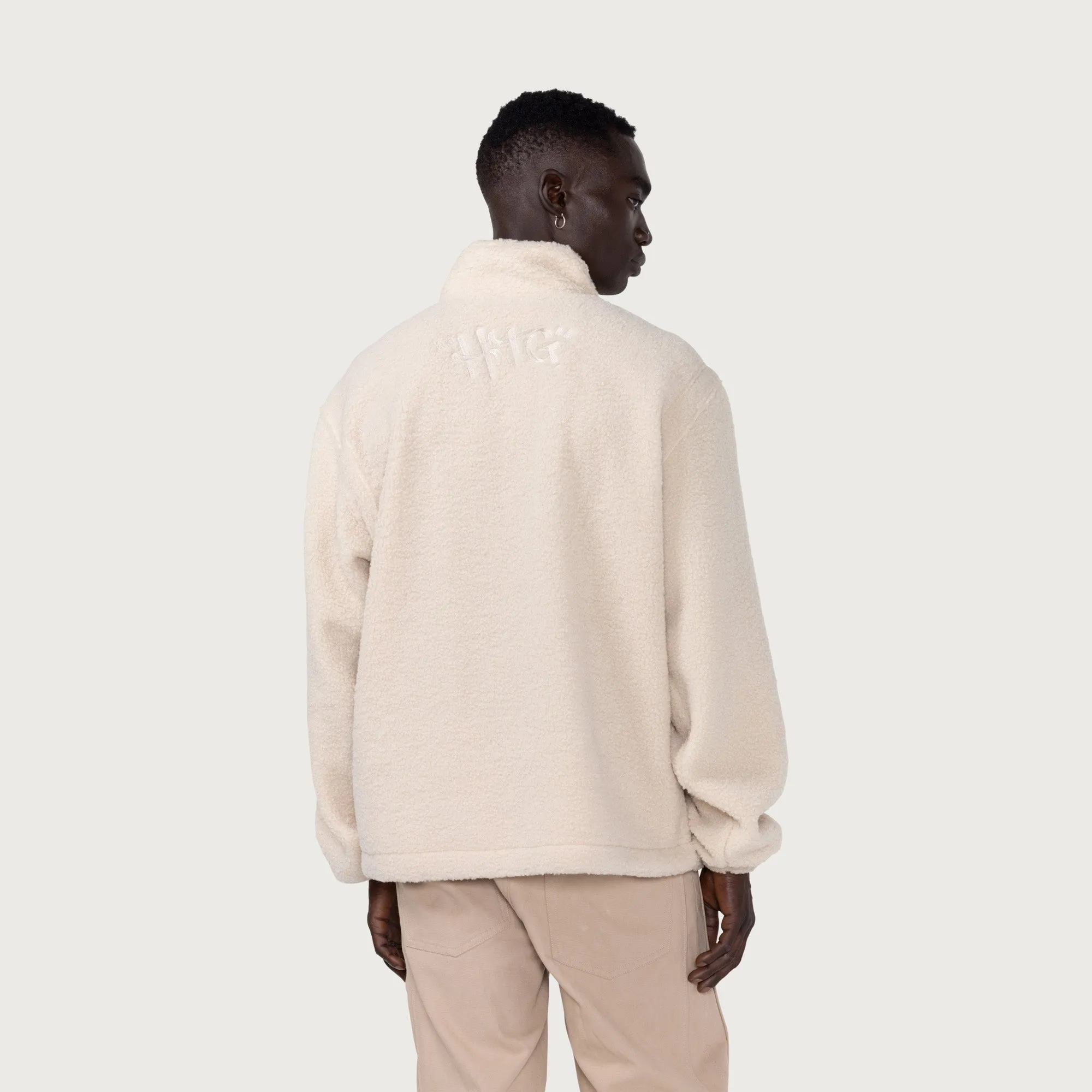 Script Sherpa Pullover - Bone