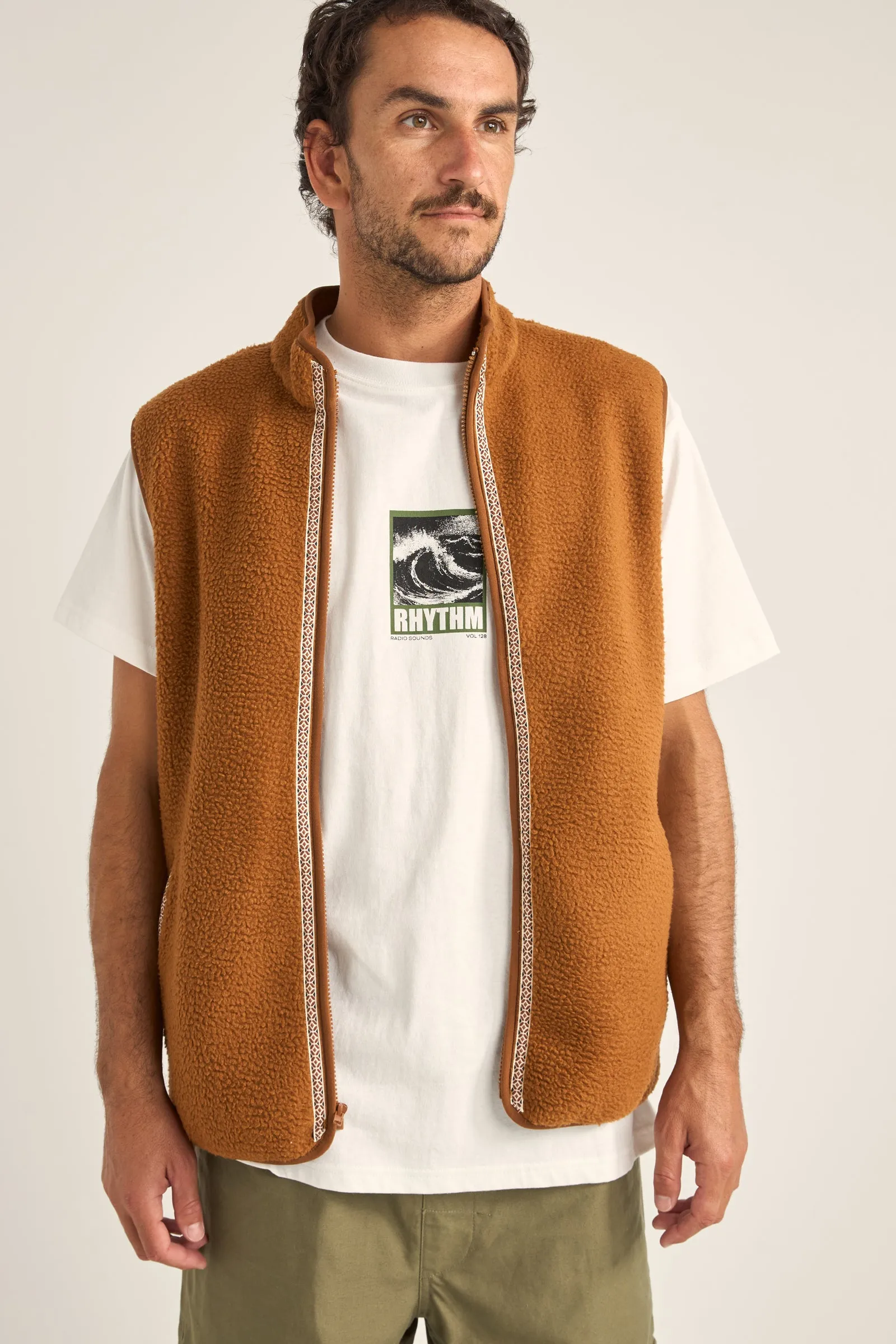 Sherpa Vest - Tobacco: Marco Clothing Co. Store