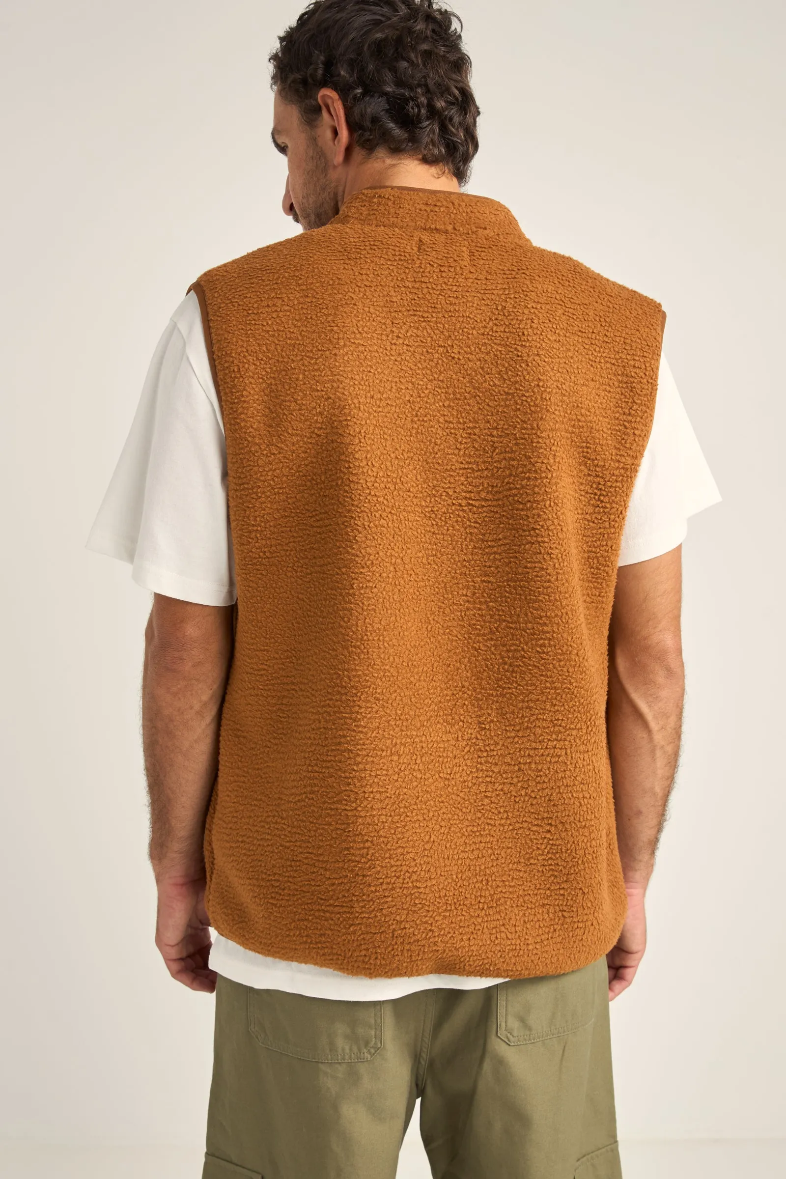 Sherpa Vest - Tobacco: Marco Clothing Co. Store