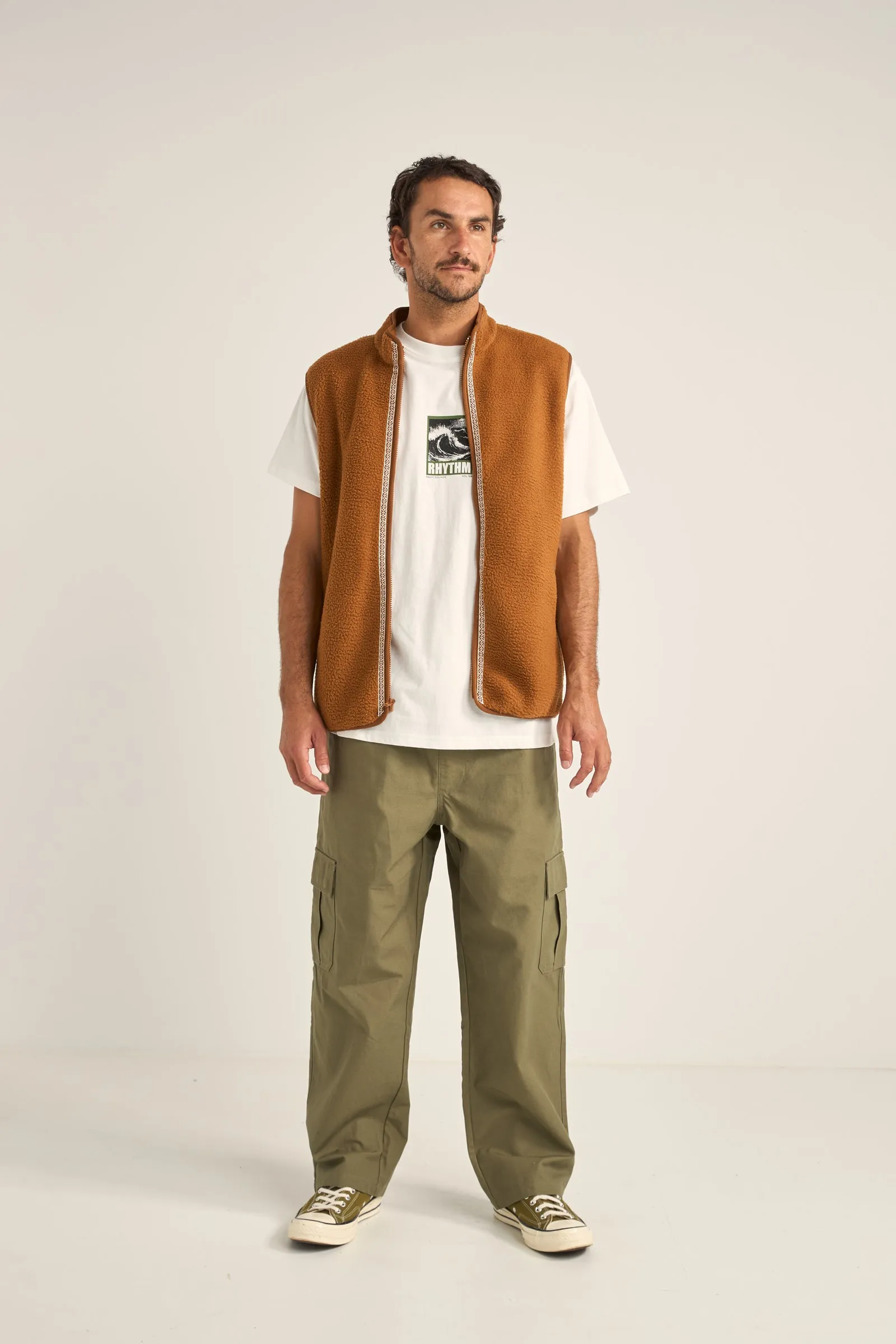 Sherpa Vest - Tobacco: Marco Clothing Co. Store