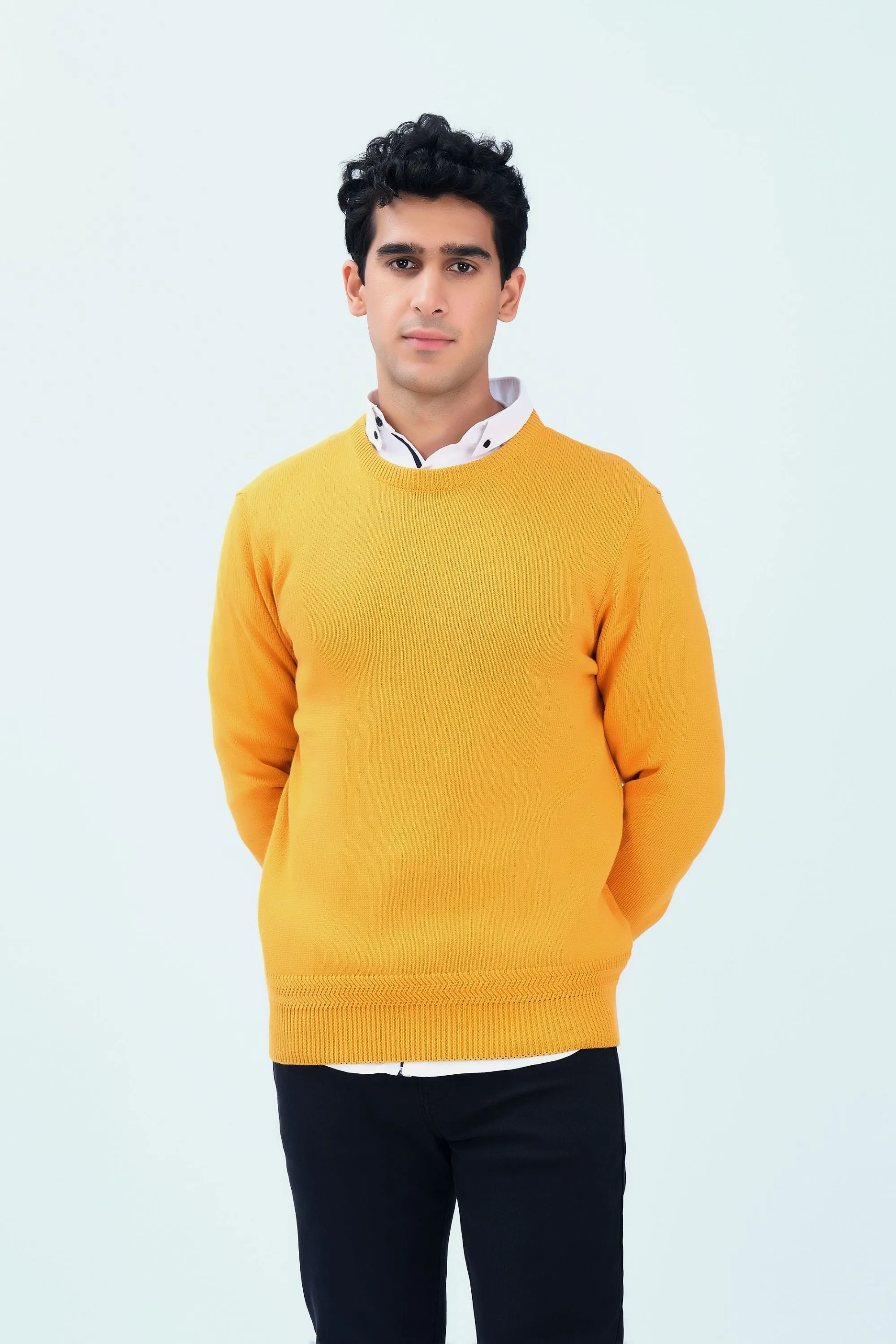 Smart Mustard Sweater