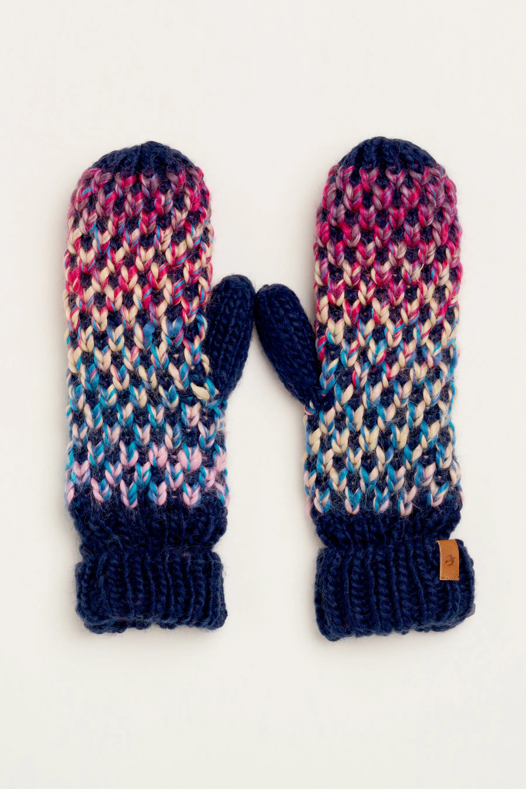 Space Dyed Knit Mittens