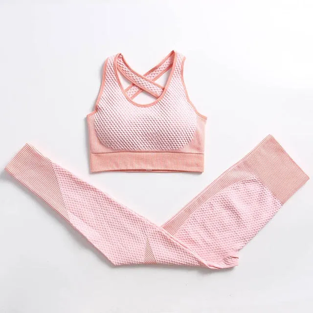 Sport bras long sleeve women sportswear suit