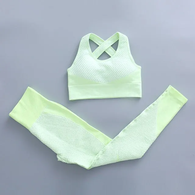 Sport bras long sleeve women sportswear suit