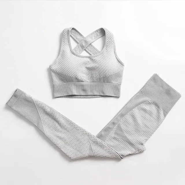 Sport bras long sleeve women sportswear suit