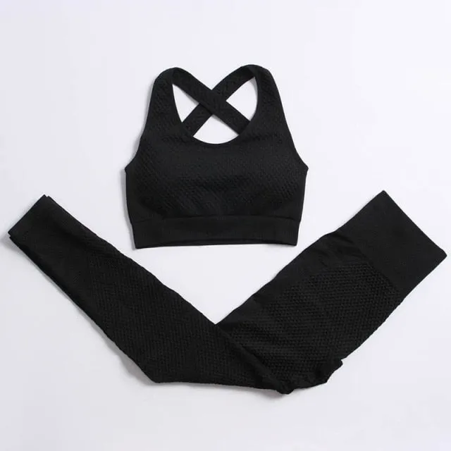 Sport bras long sleeve women sportswear suit