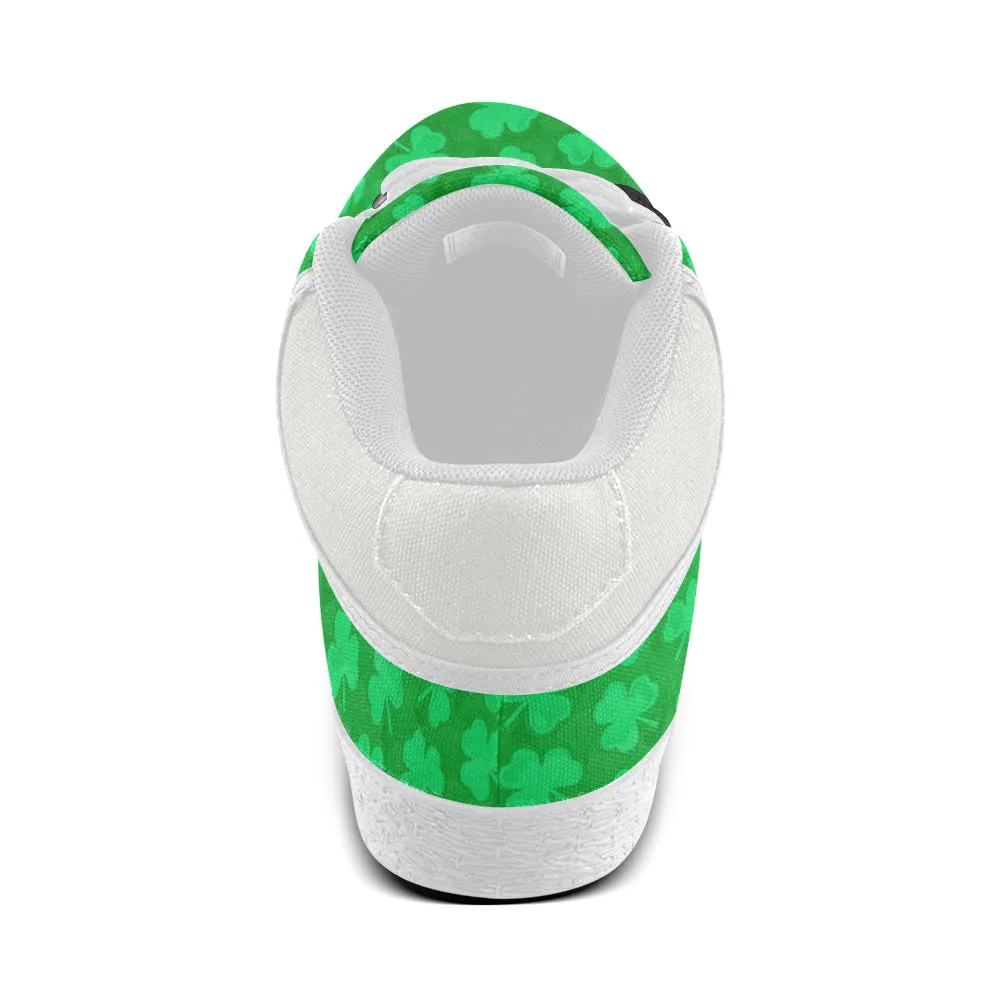 St. Patrick's Day Men's Chukka Sneakers with Clovers