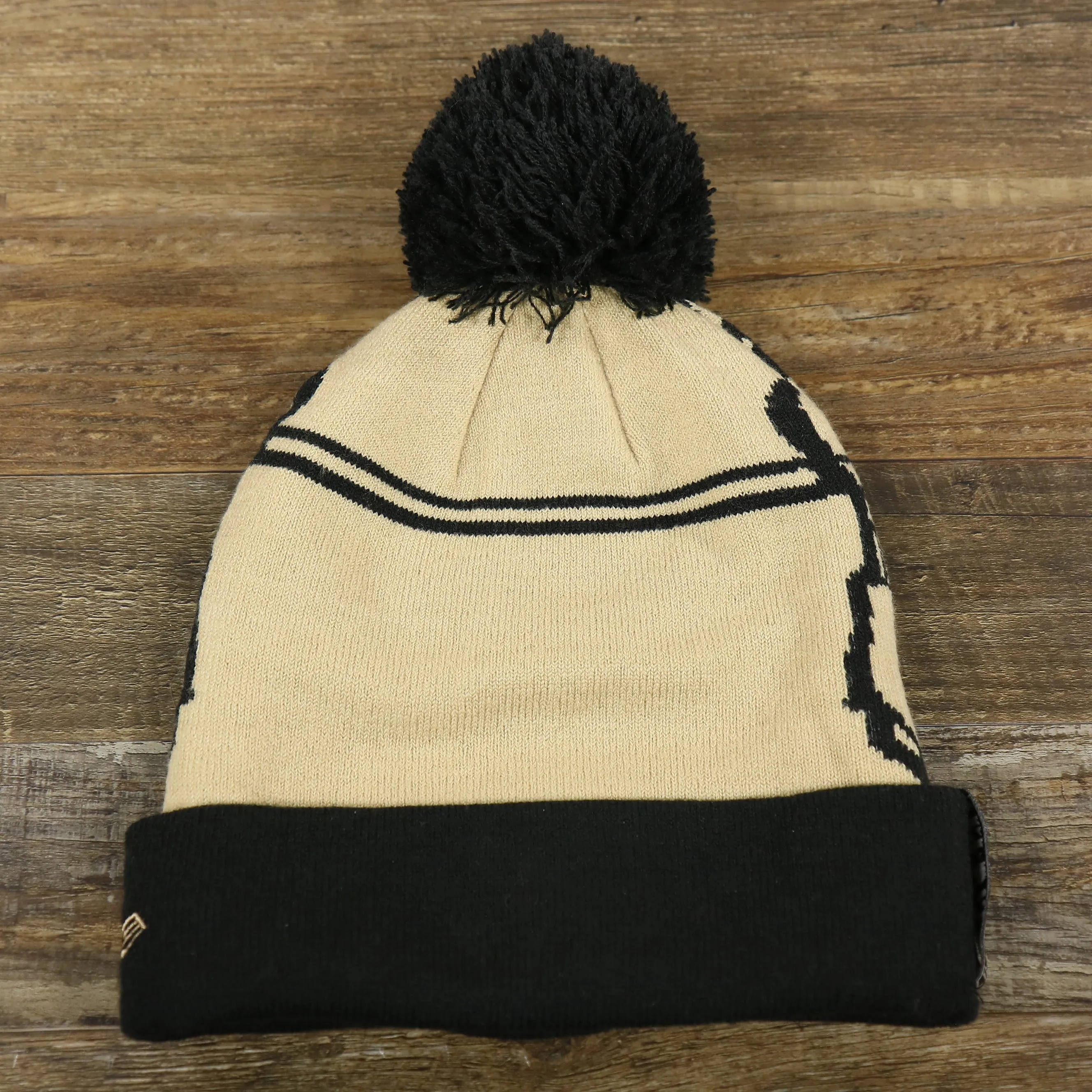 Star Wars Sandtrooper Beanie Tan Black Pom Pom