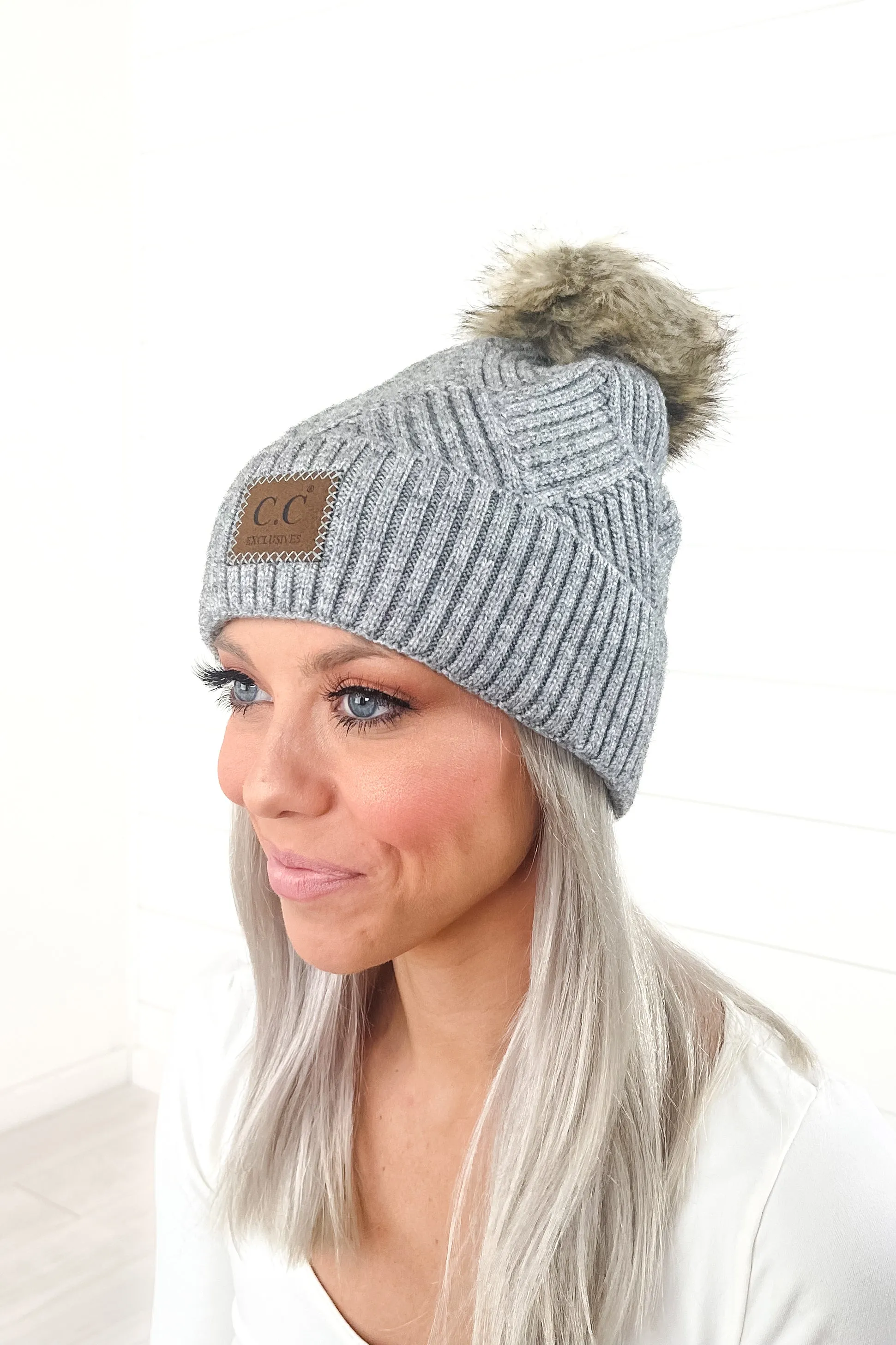 Stay Cozy Pom Beanie - 4 Colors