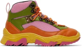 Stella McCartney Kids Multicolor Hiking Boots