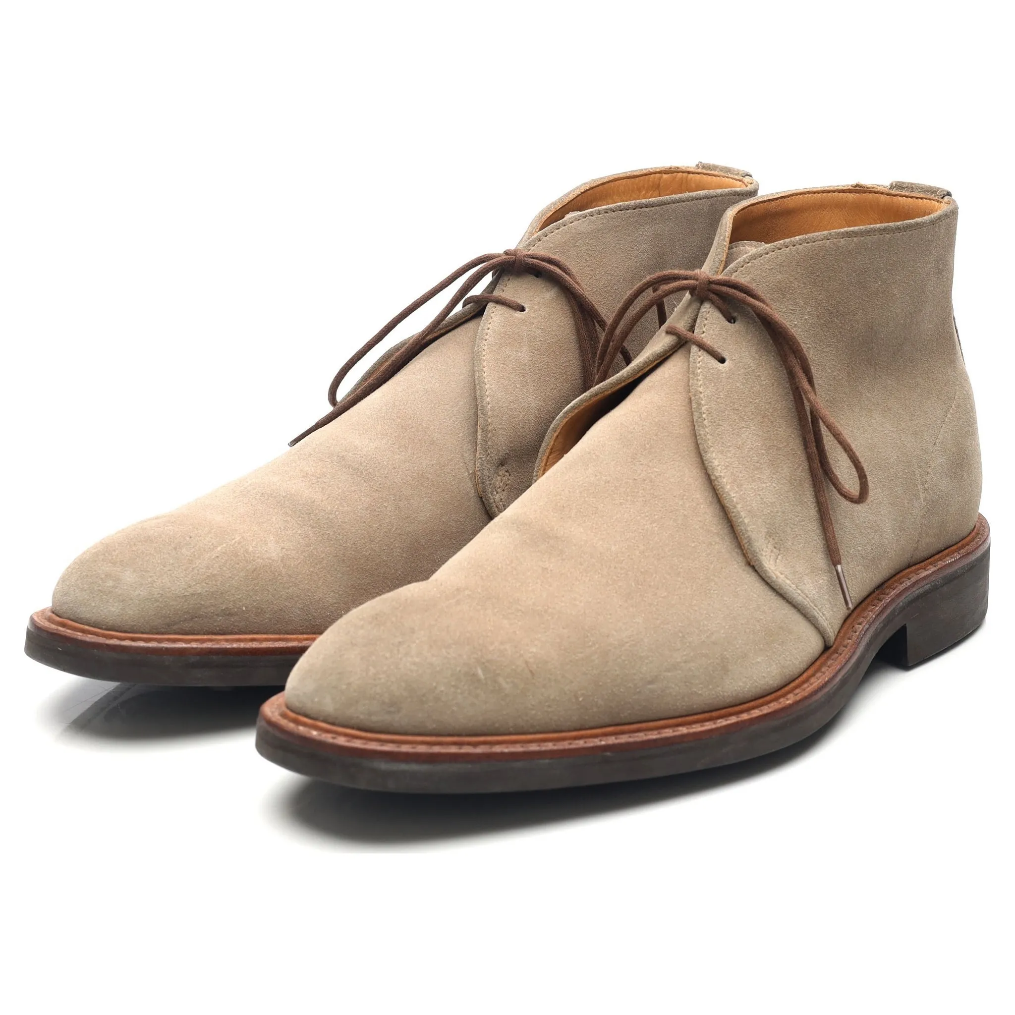 Stone Suede Chukka Boots UK 7 F