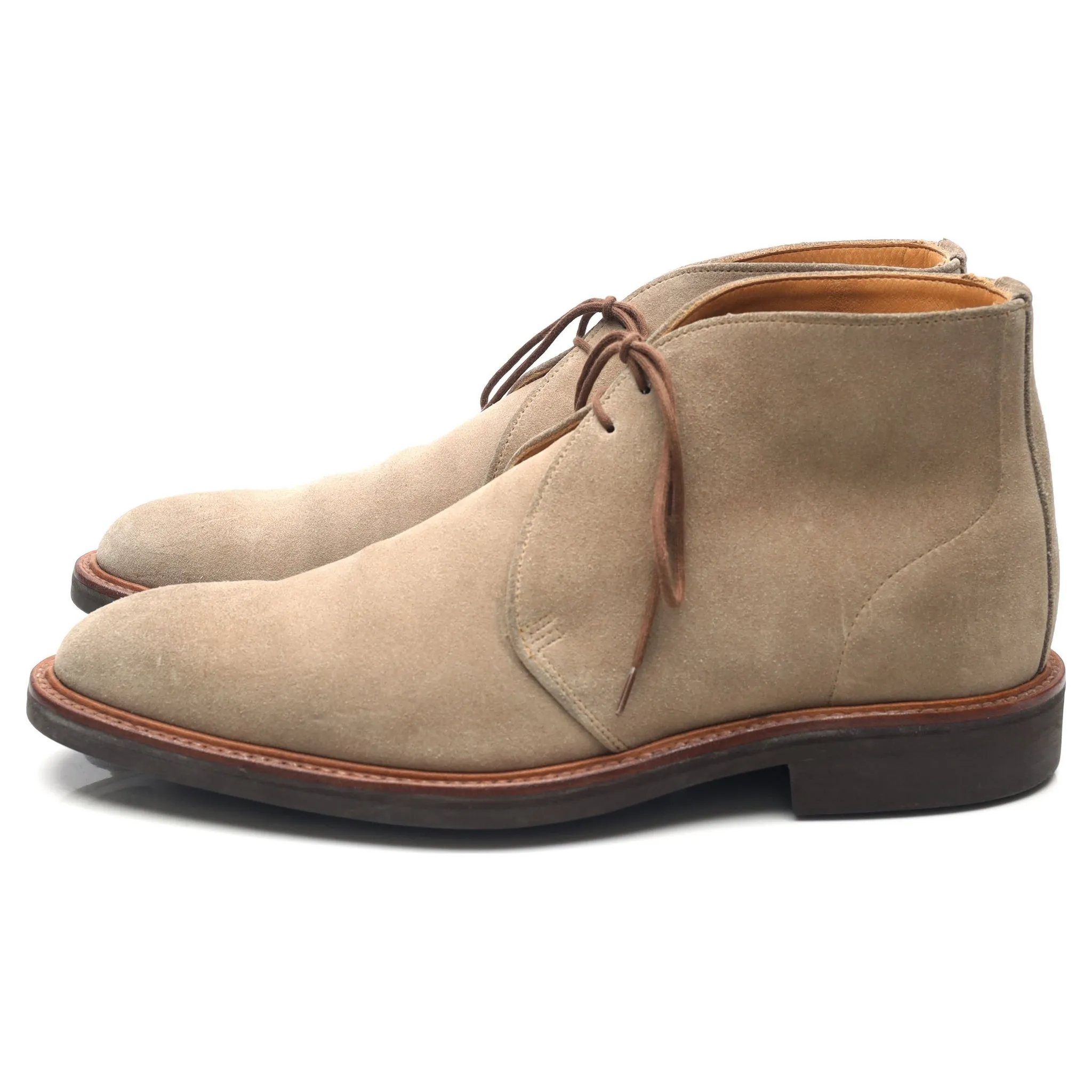 Stone Suede Chukka Boots UK 7 F