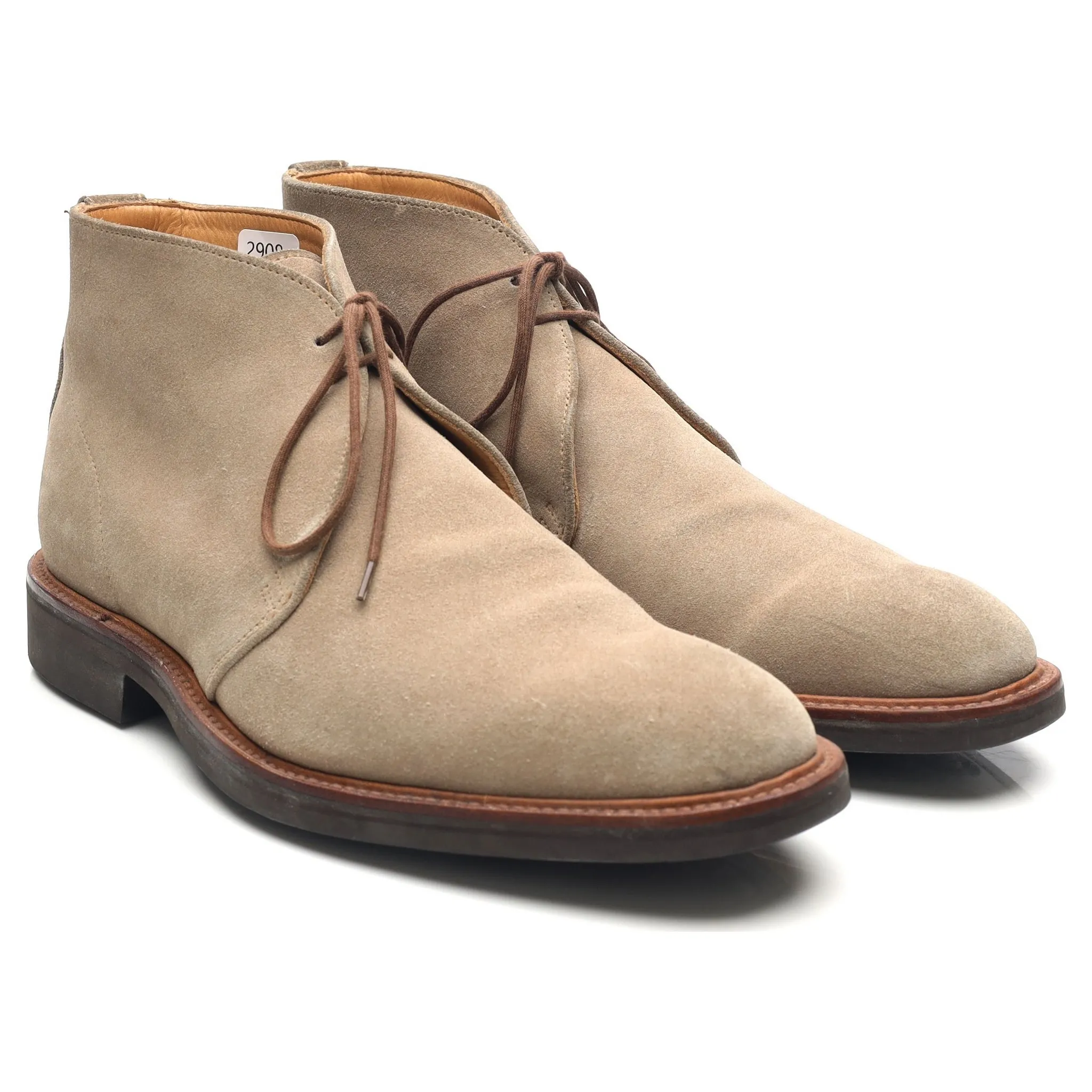 Stone Suede Chukka Boots UK 7 F