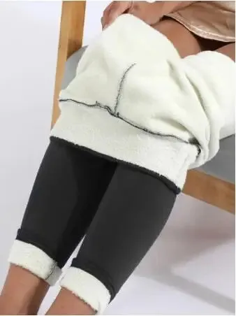 Stretchy Women's Thick Thermal Leggings Tights