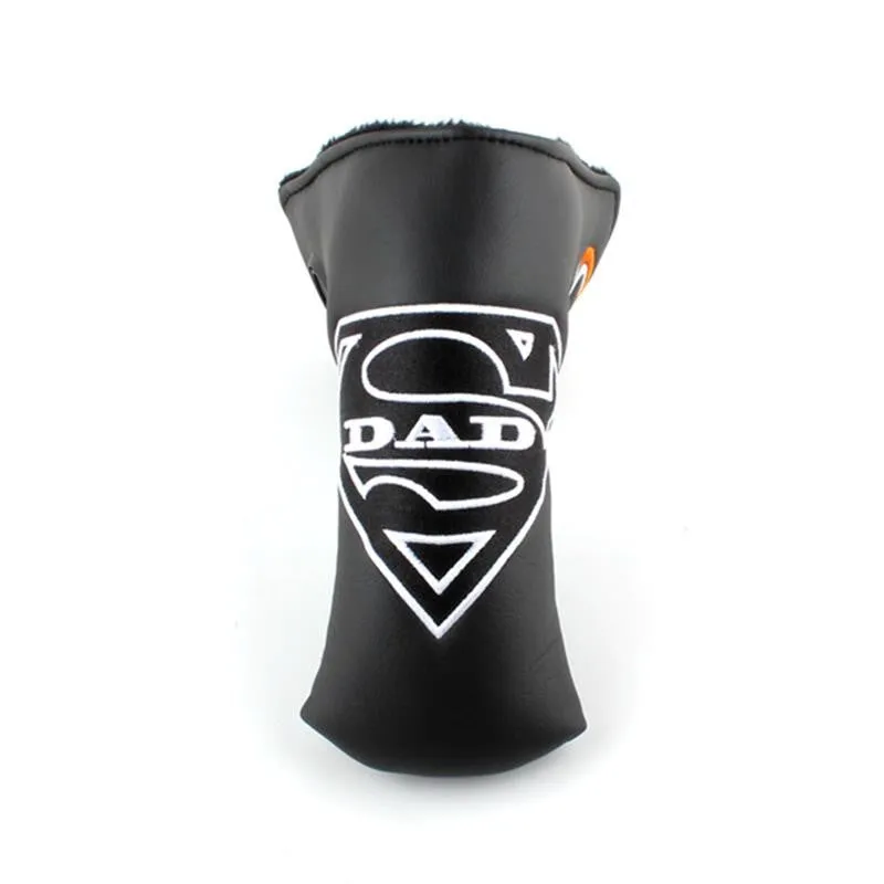 SuperDad Golf Putter Cover - Magnetic Ball Marker Included