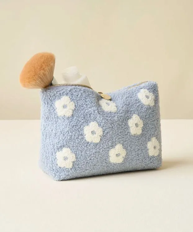 Teddy Pouch - Blue Floral