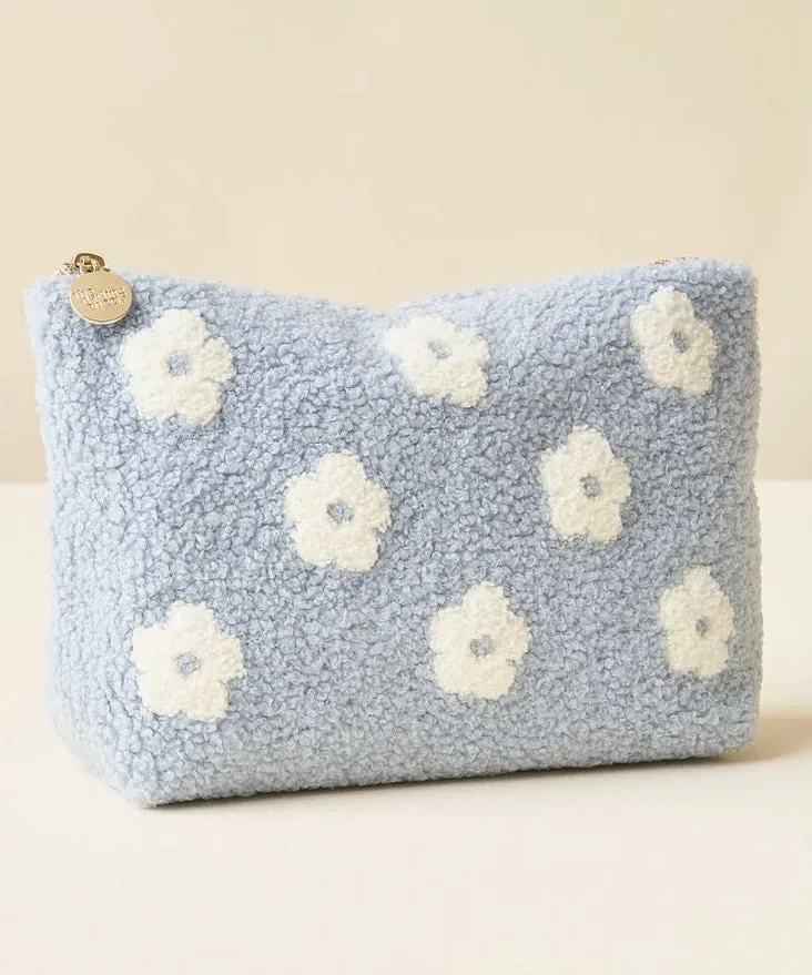 Teddy Pouch - Blue Floral