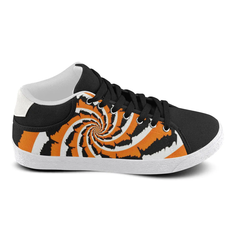 Tiger Stripe Chukka Canvas Shoes for Men