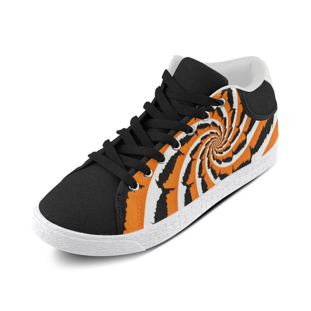 Tiger Stripe Chukka Canvas Shoes for Men