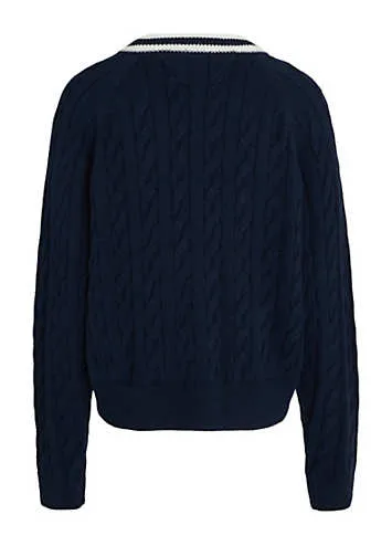 Tommy Jeans Cable Knit Sweater | Grattan