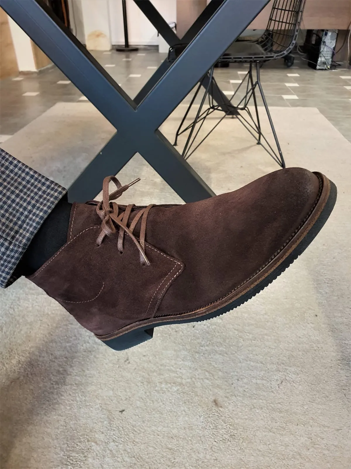 Torino Brown Suede Chukka Boots