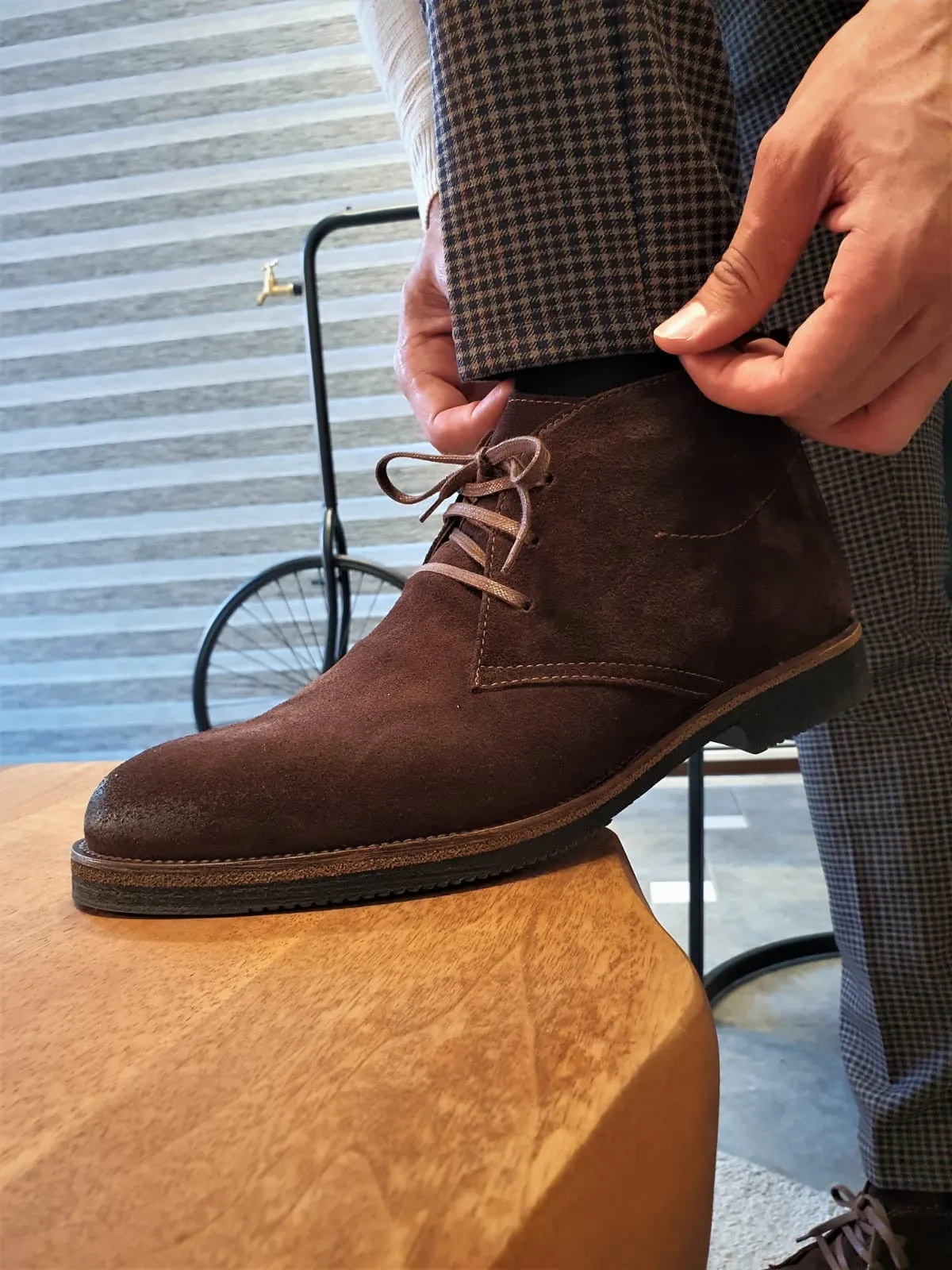 Torino Brown Suede Chukka Boots