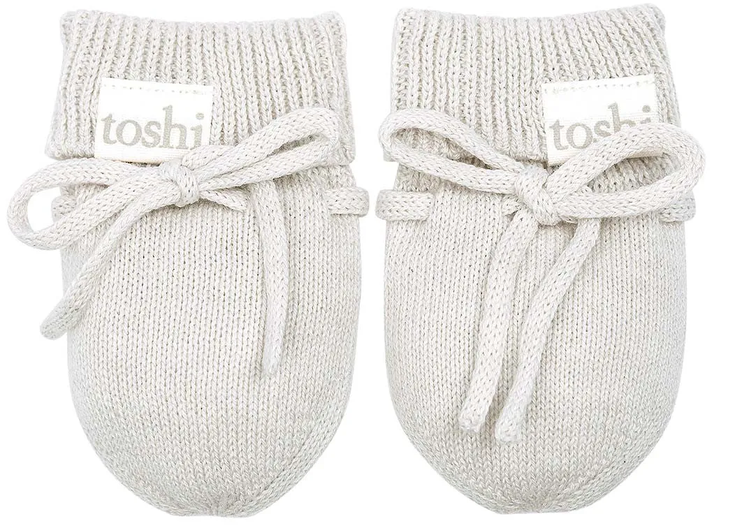 Toshi Organic Mittens - Marley Pebble