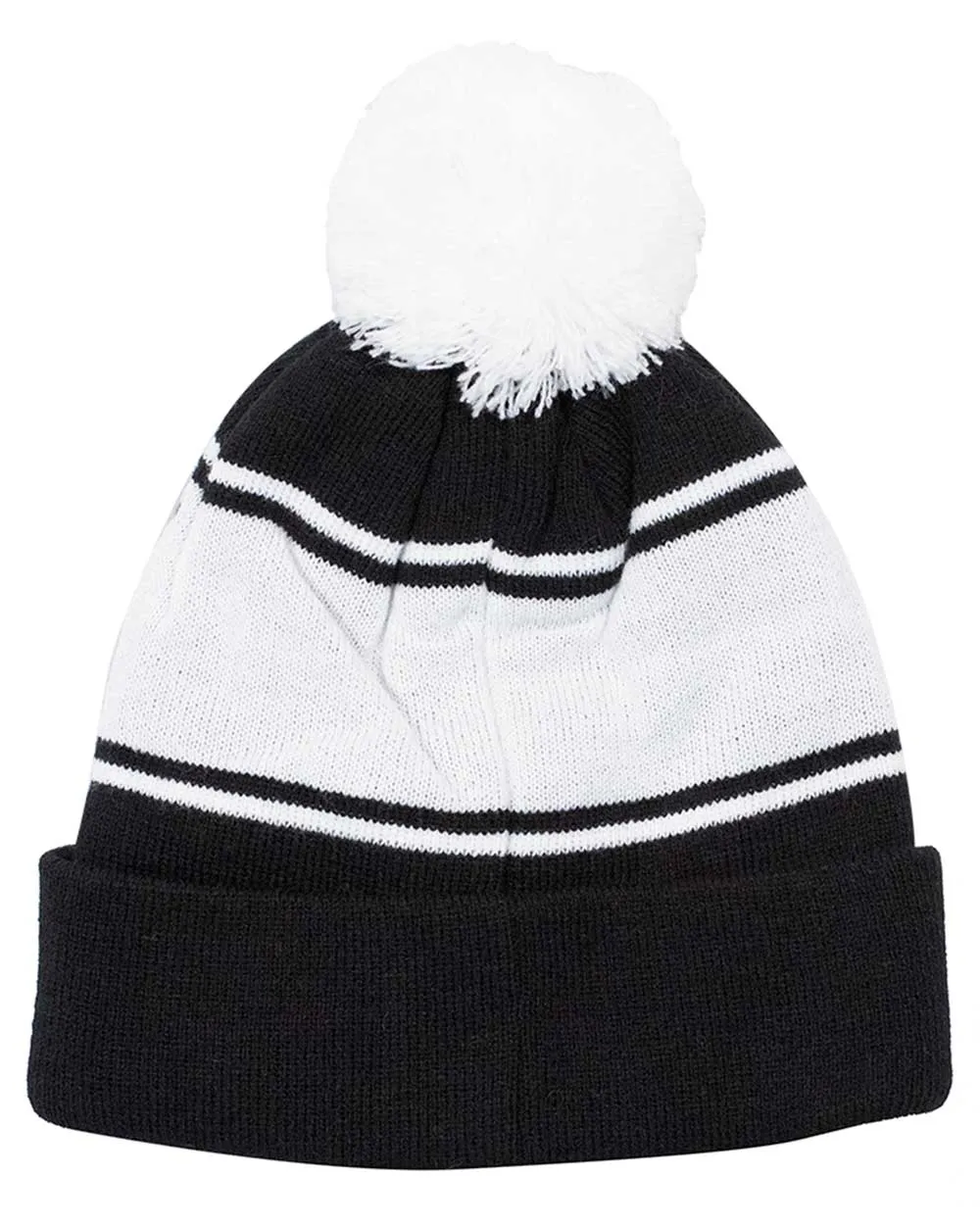 Trash Pom Pom Beanie result: Recycled Waste Pom Pom Hat - Sustainable Fashion