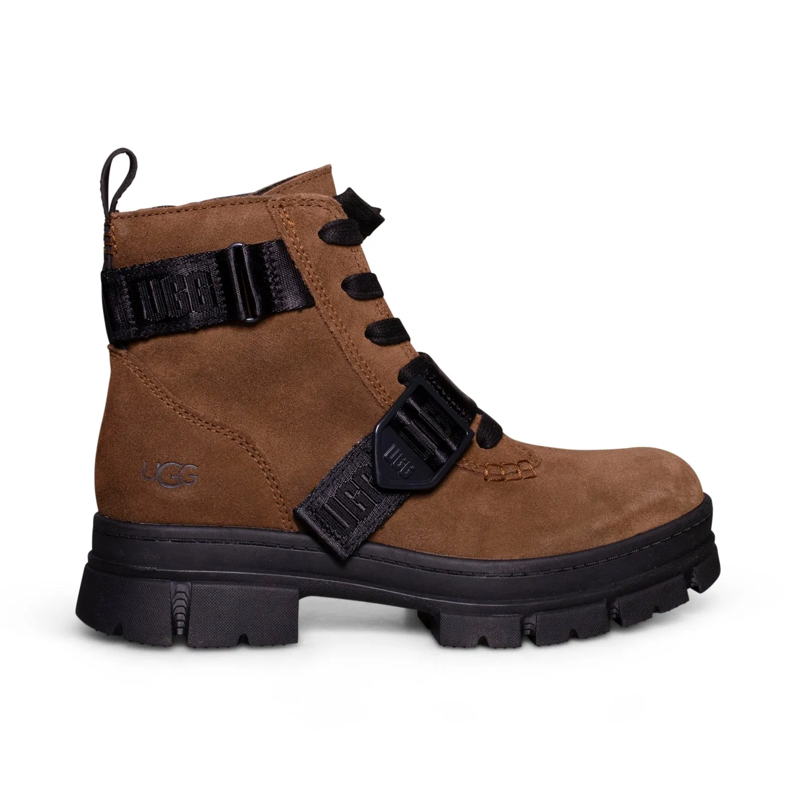 UGG Ashton Lace Up Boots Women Dark Earth.