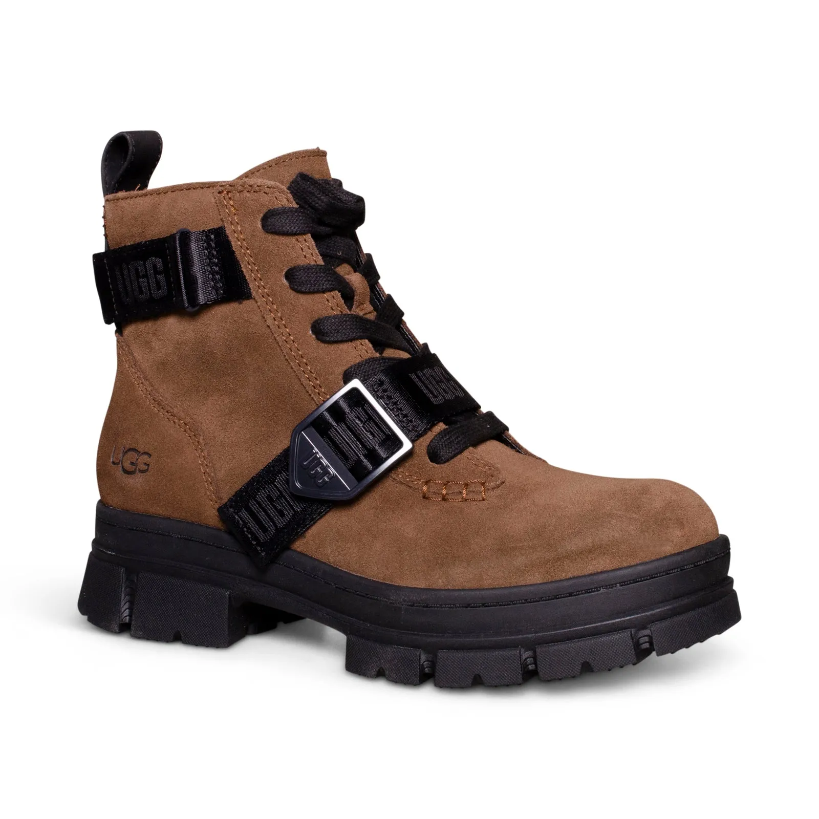 UGG Ashton Lace Up Boots Women Dark Earth.