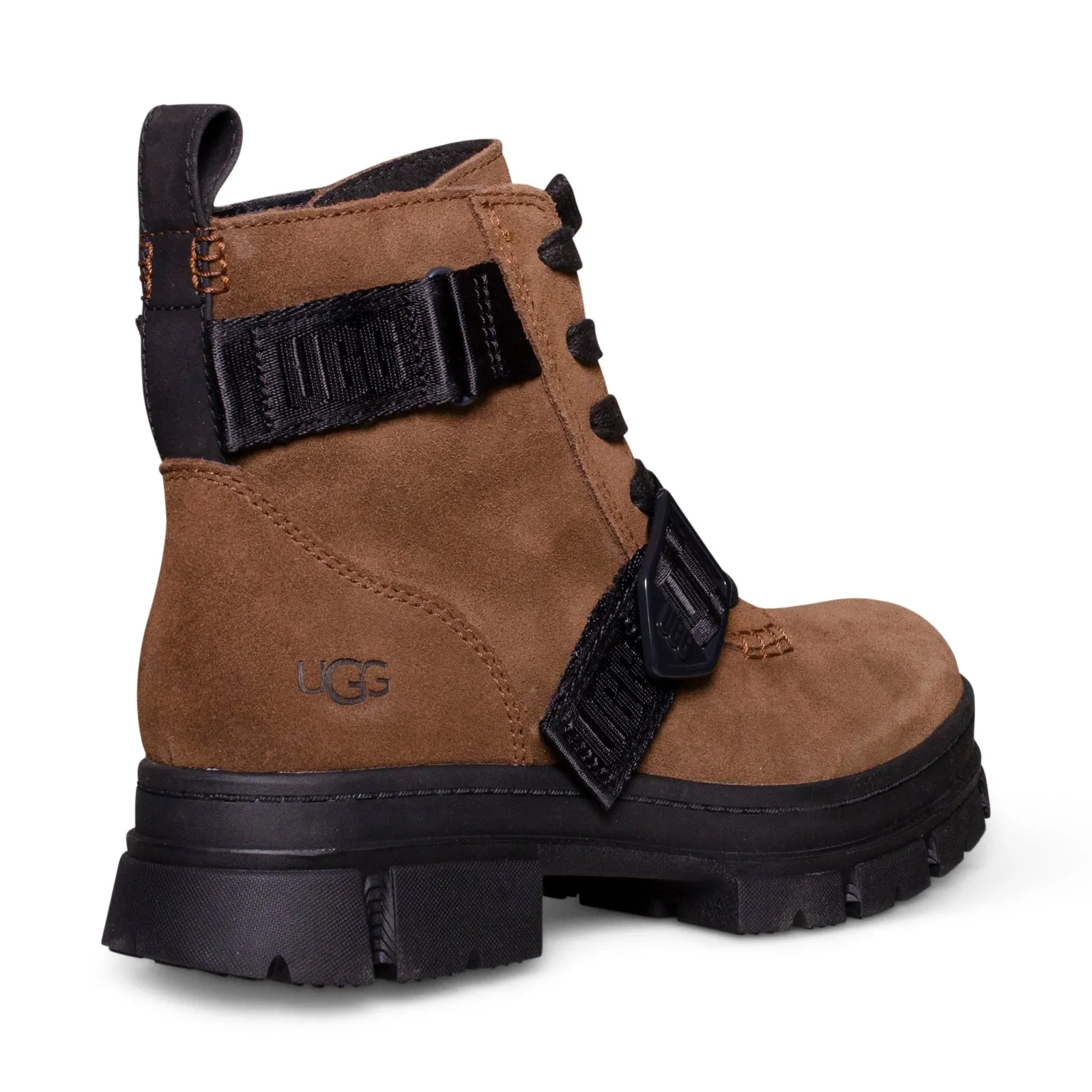 UGG Ashton Lace Up Boots Women Dark Earth.