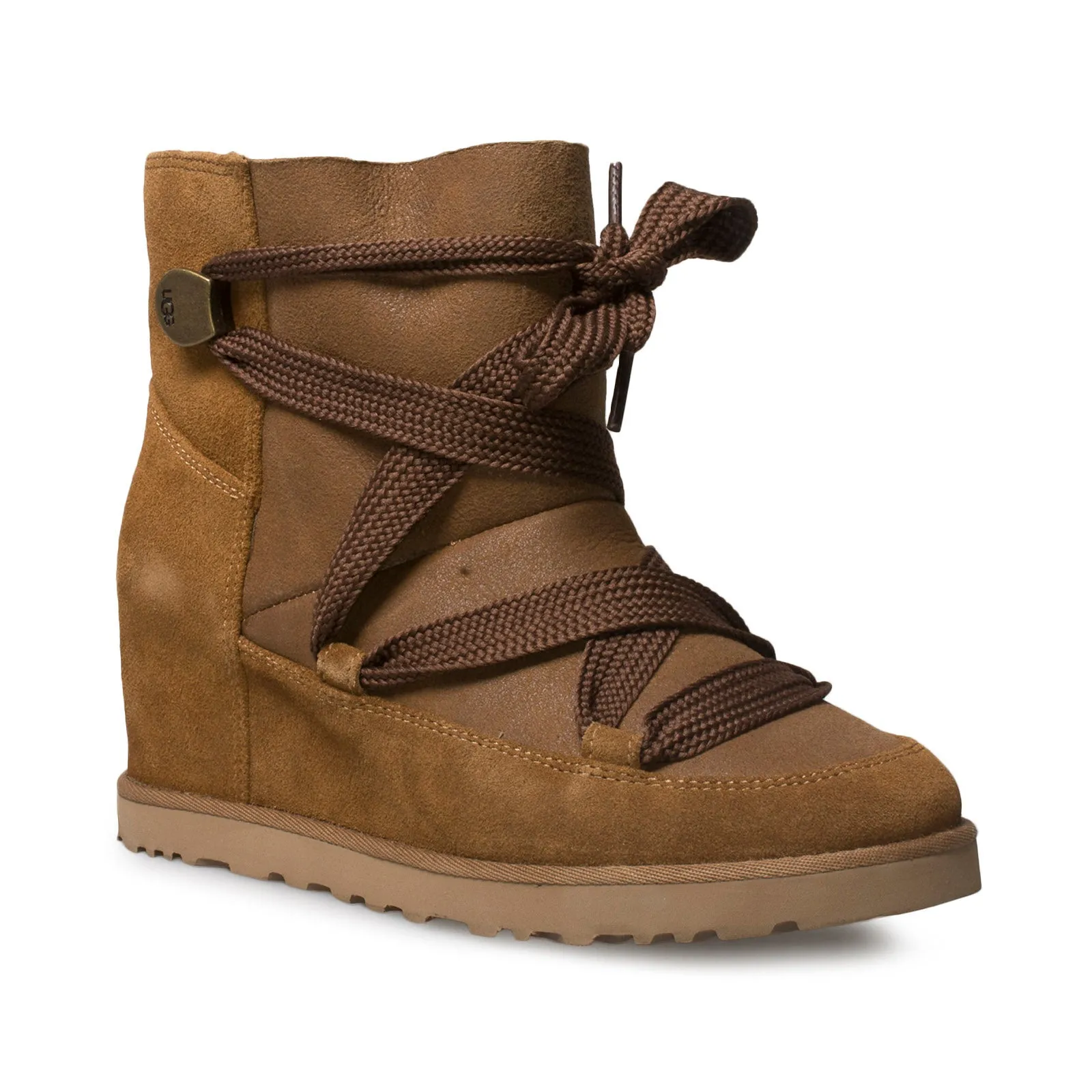 UGG Chestnut Lace Up Boots for Women