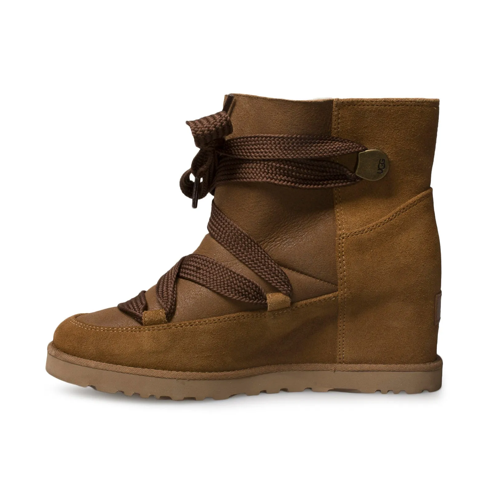 UGG Chestnut Lace Up Boots for Women