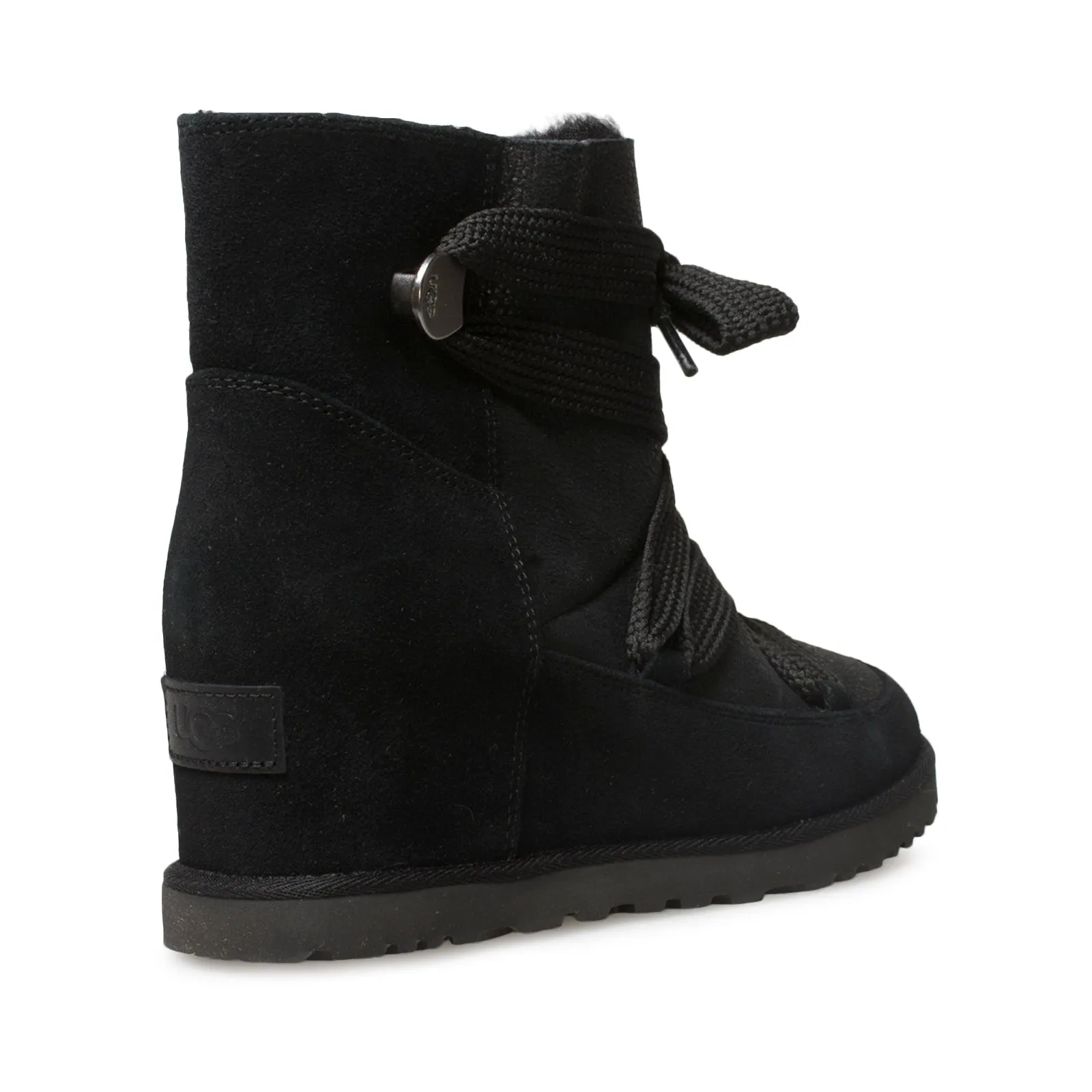 UGG Classic Women's Lace Up Black Boots