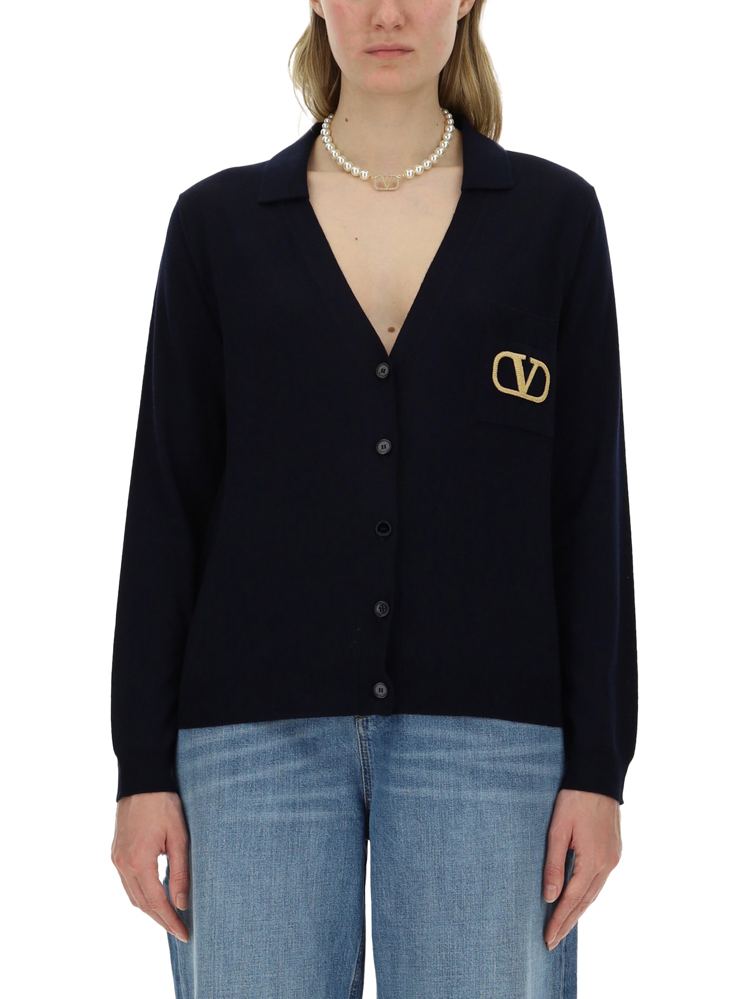 Valentino Wool Cardigan - Shop Now