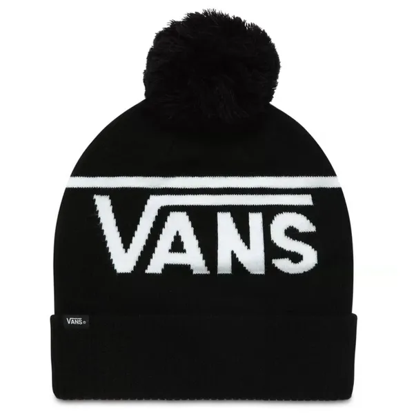 Vans Stripe Pom Pom Beanie - Black / White