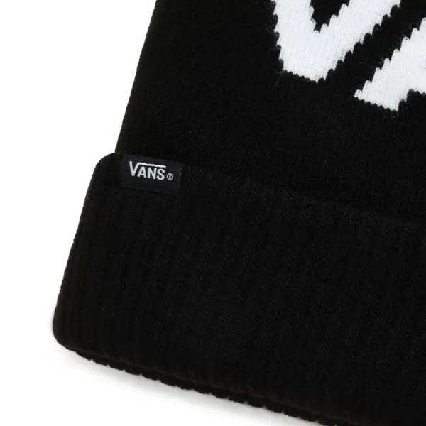 Vans Stripe Pom Pom Beanie - Black / White