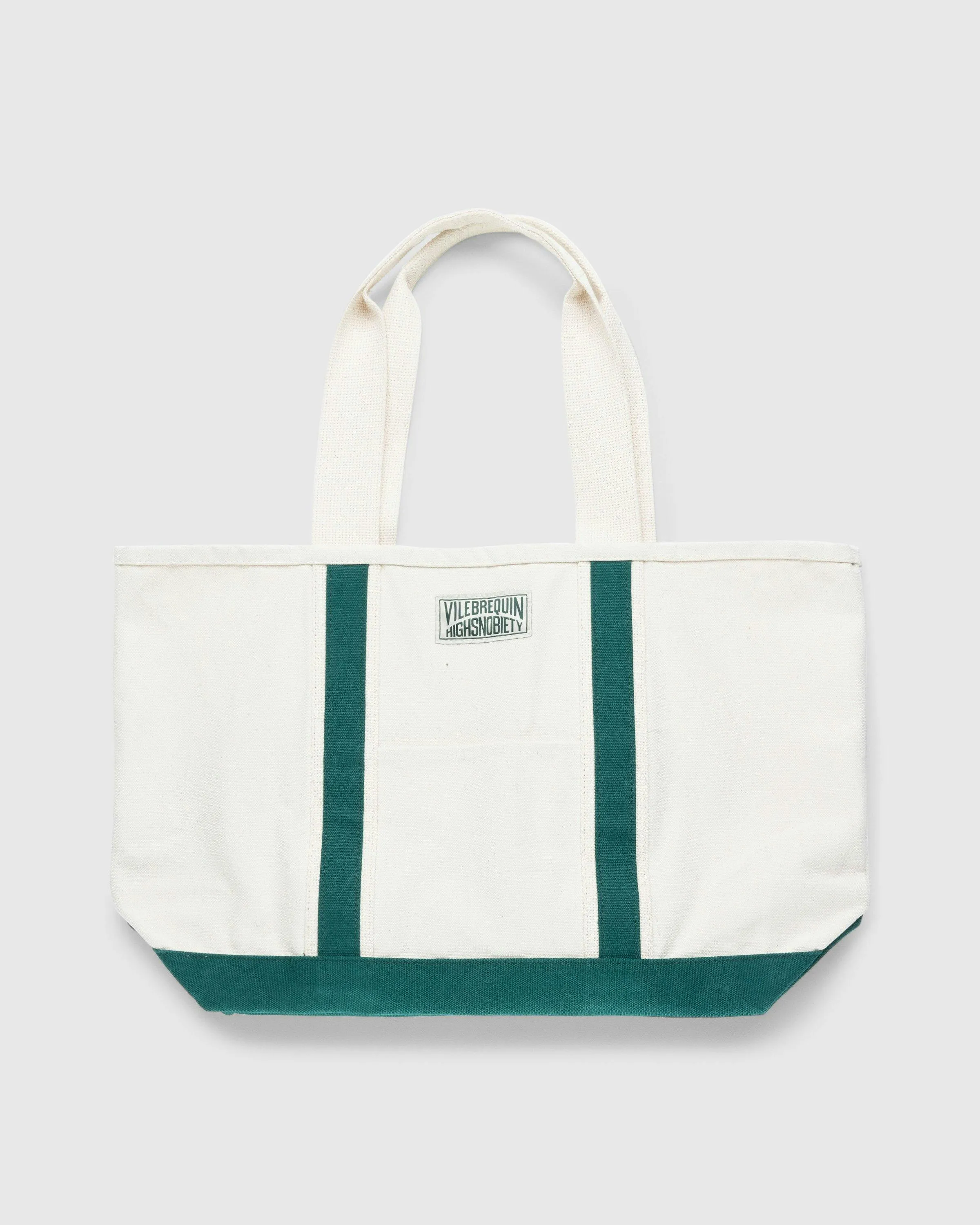 Vilebrequin x Highsnobiety – Bicolor Large Tote Bag Natural/Green | Highsnobiety Shop