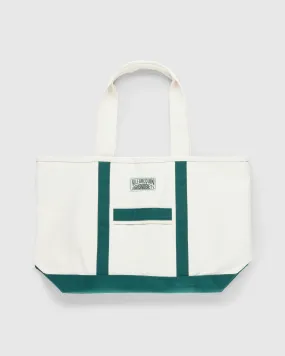 Vilebrequin x Highsnobiety – Bicolor Large Tote Bag Natural/Green | Highsnobiety Shop