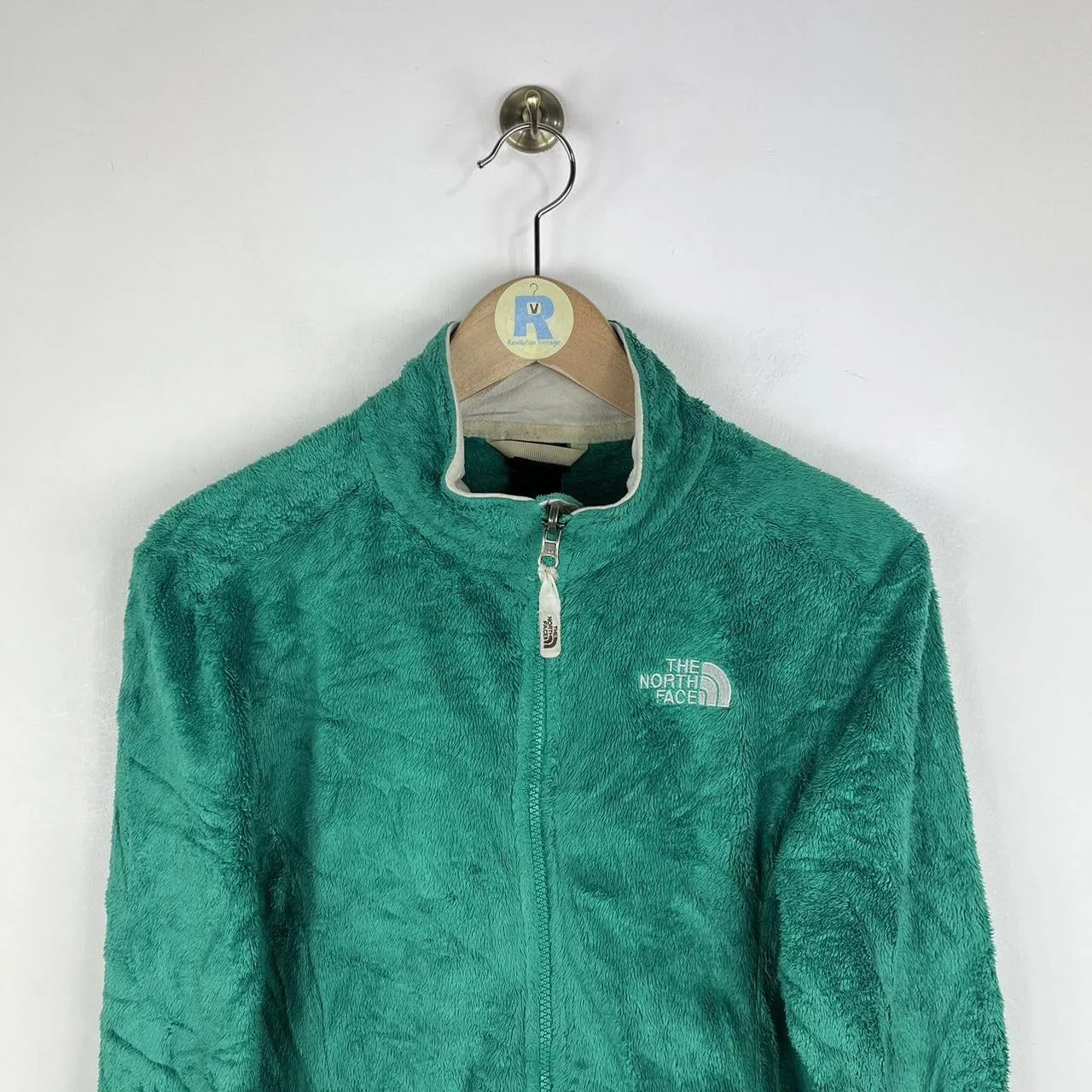 Vintage North Face Fleece Sherpa Jacket - Small Women's