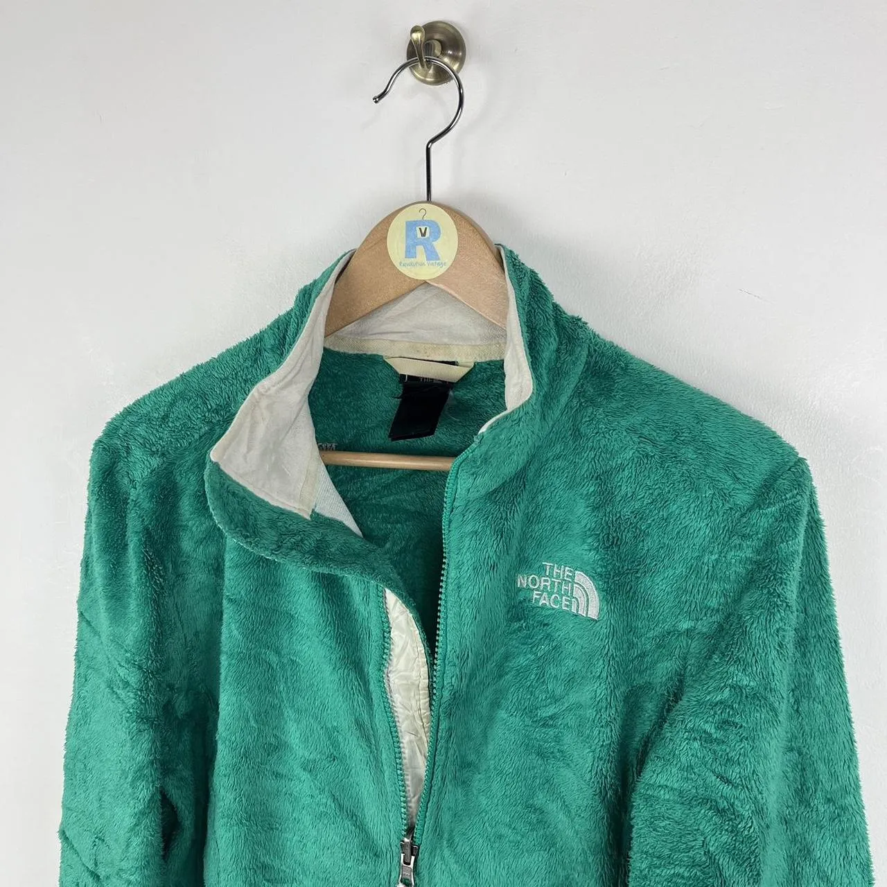 Vintage North Face Fleece Sherpa Jacket - Small Women's