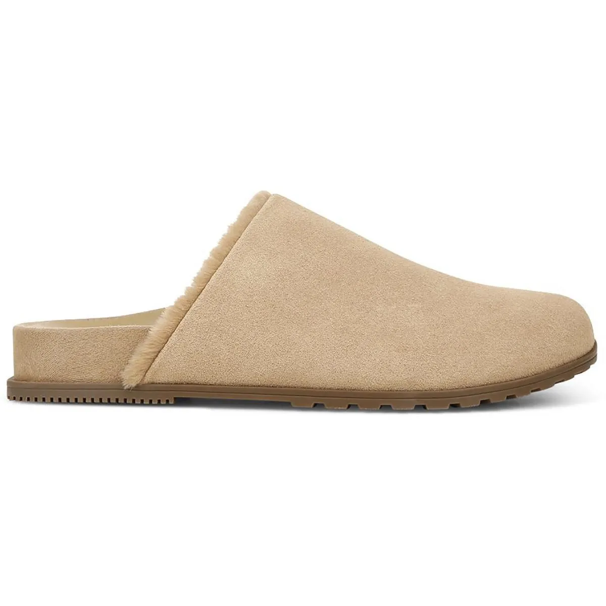 Vionic Arlette Suede Mules - Faux Fur Lined - Women's