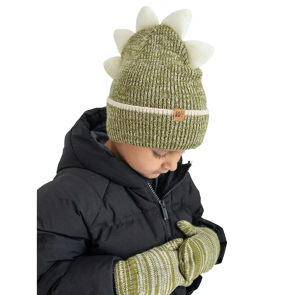 Winterproof Little Boy's Knit Mittens