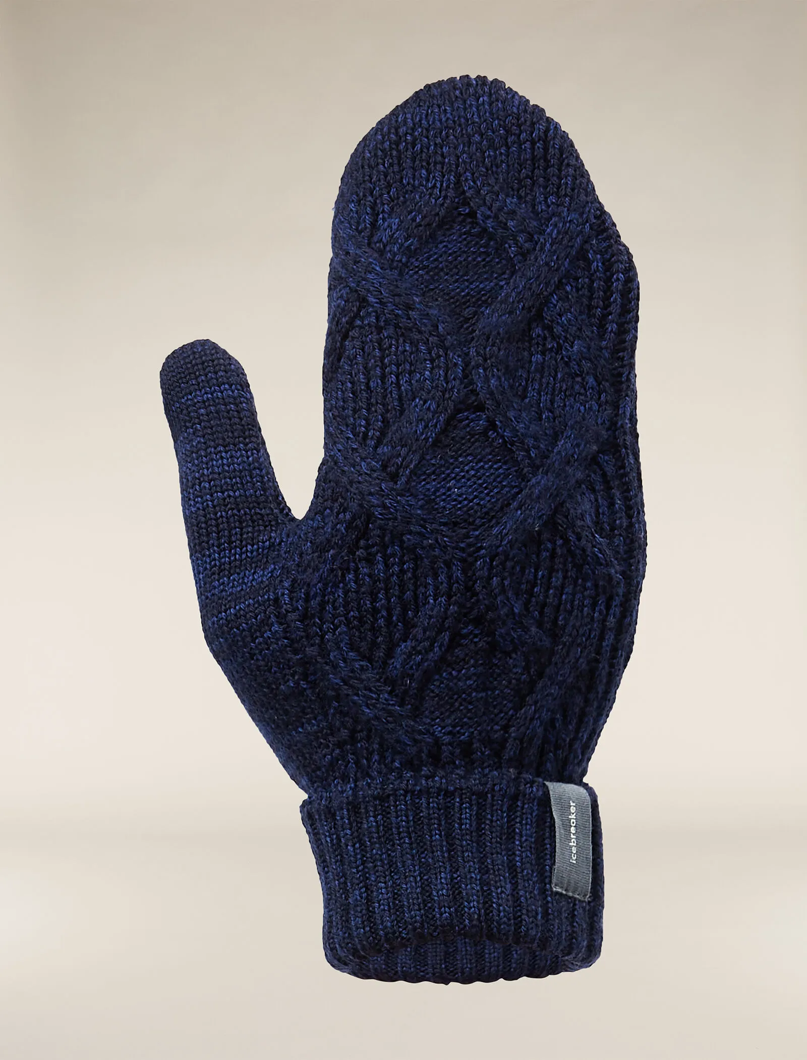 Women's Merino Cable Knit Mittens