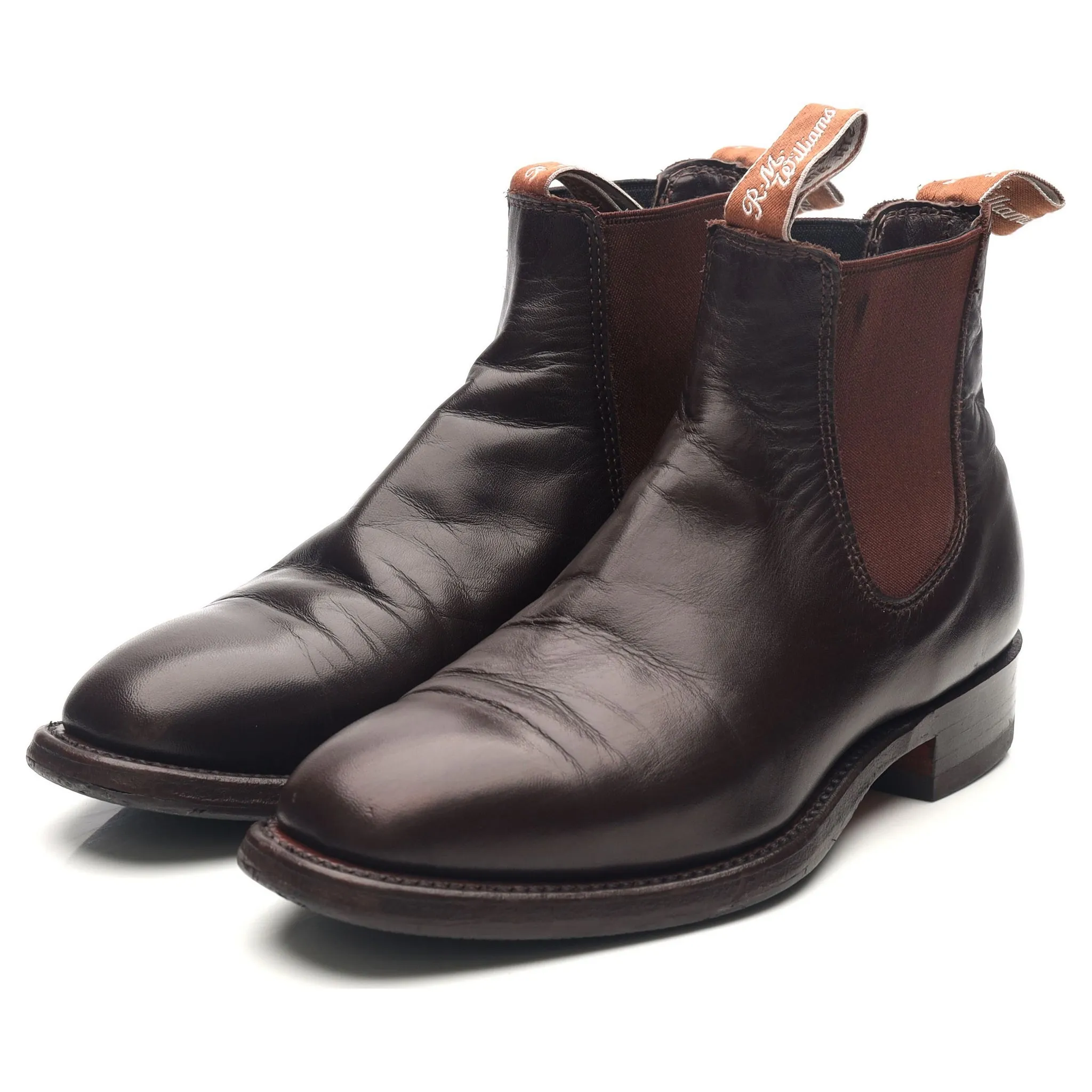 Women's 'Comfort Macquarie' Dark Brown Leather Chelsea Boots UK 4 G