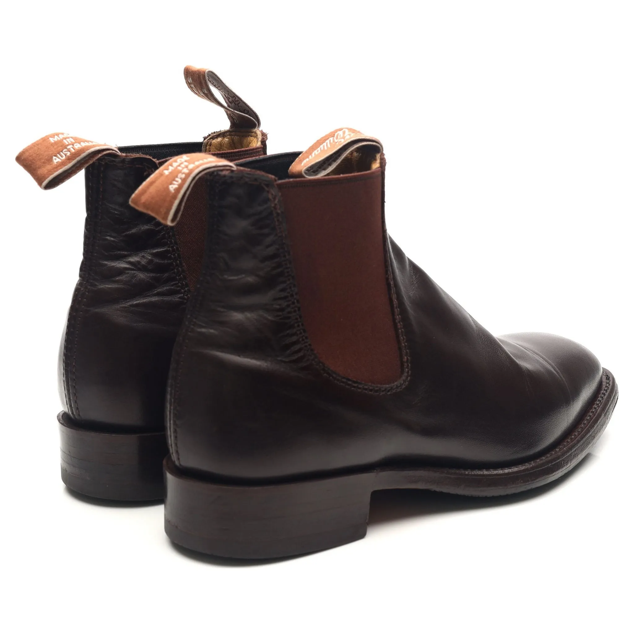 Women's 'Comfort Macquarie' Dark Brown Leather Chelsea Boots UK 4 G