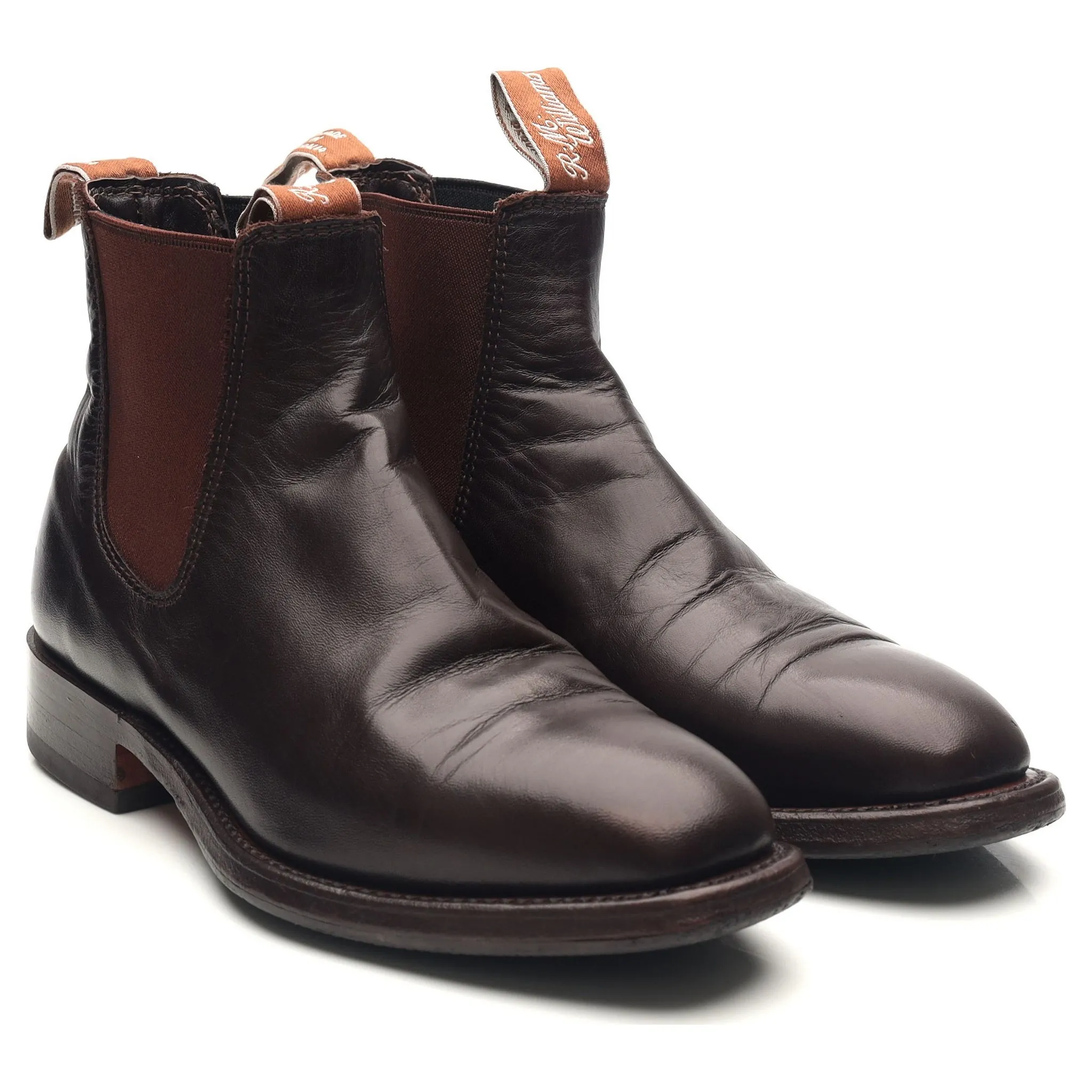 Women's 'Comfort Macquarie' Dark Brown Leather Chelsea Boots UK 4 G